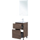 Тумба под раковину Aquanet Алвита New 50 напольная, дуб веллингтон табак