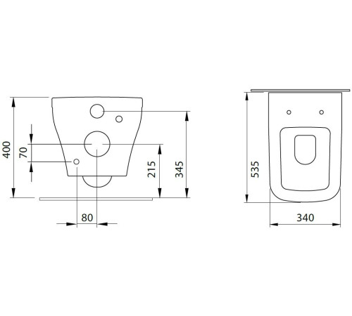 Чаша подвесного унитаза Allen Brau Infinity 4.21011.AN антрацит