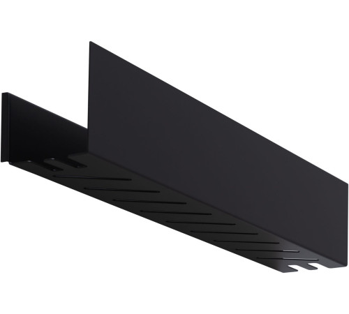 Полка Aquanet Магнум Н 60x12 черная матовая