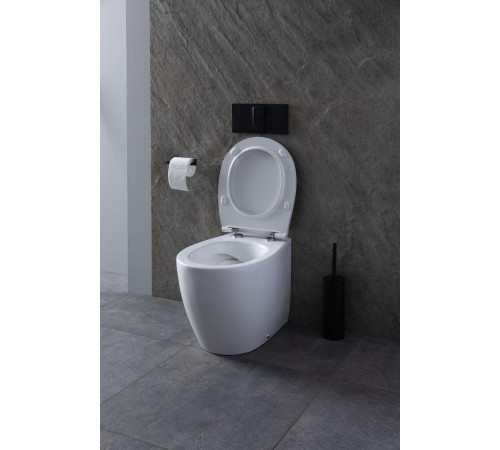 Чаша приставного унитаза Allen Brau Fantasy 4.11007.20 белый глянец