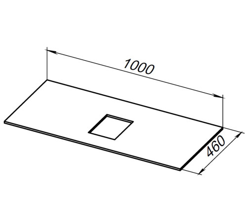 Столешница Allen Brau Infinity 100 1.21012.B-S бежевый структ