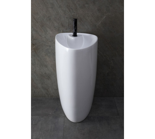 Раковина напольная Allen Brau Infinity 4.21015.20 белый глянец