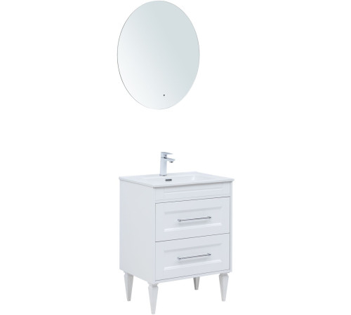 Тумба под раковину Aquanet Бостон new 60 белый сатин