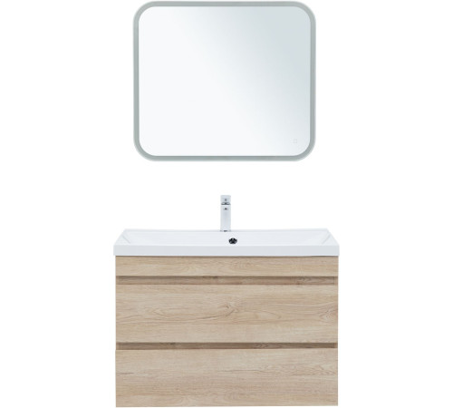 Тумба под раковину Aquanet Нота New 90 дуб светлый