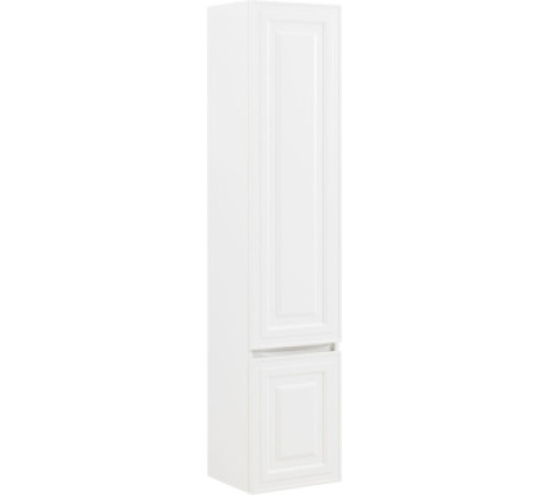 Шкаф-пенал Aquanet Агата 35 белый сатин