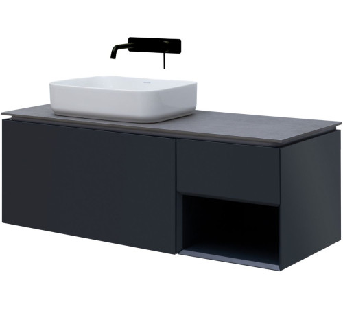 Тумба под раковину Allen Brau Infinity 120 1.21006.AM L антрацит матовый