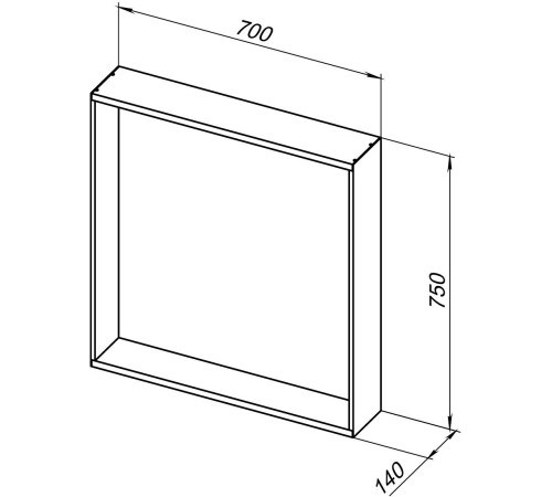 Зеркало Allen Brau Reality 70 1.32017.BB черный браш