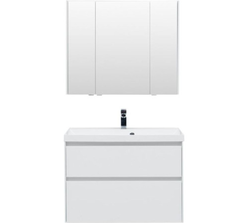 Мебель для ванной Aquanet Гласс 90 белый