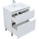Тумба под раковину Aquanet Вега 70 напольная, белый глянец