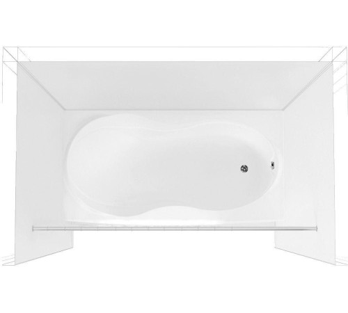 Карниз для ванны Aquanet прямой 120