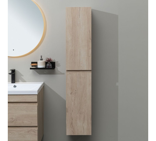 Шкаф-пенал Aquanet Нота New 30 дуб светлый