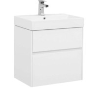 Тумба с раковиной Aquanet Бруклин 60 белый