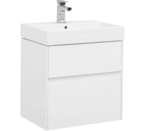 Тумба с раковиной Aquanet Бруклин 60 белый