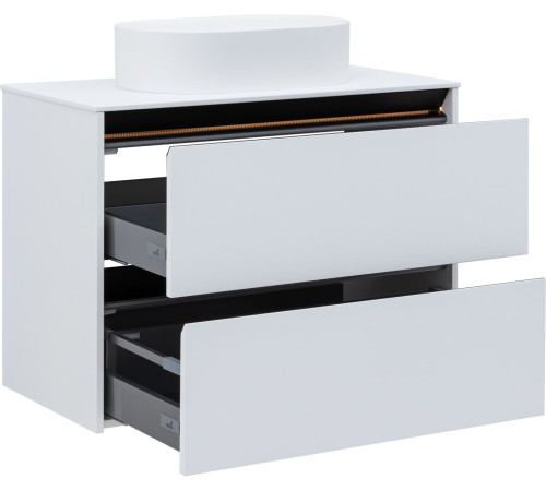 Тумба под раковину Allen Brau Activity 90 1.34005.WM белый матовый/черный браш