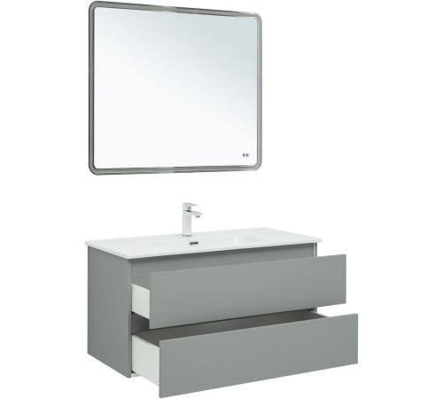 Тумба под раковину Aquanet Вега 2.0 100 мисти грин