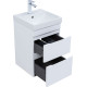 Тумба под раковину Aquanet Слим 40 белый сатин