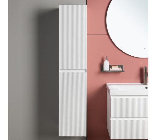 Шкаф-пенал Aquanet Альтера 34 белый матовый