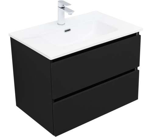 Тумба под раковину Aquanet Вега 2.0 70 черный