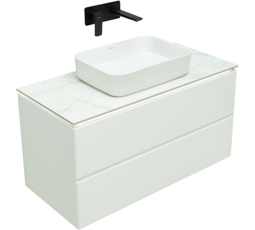 Тумба под раковину Allen Brau Infinity 100 1.21003.WM белый матовый