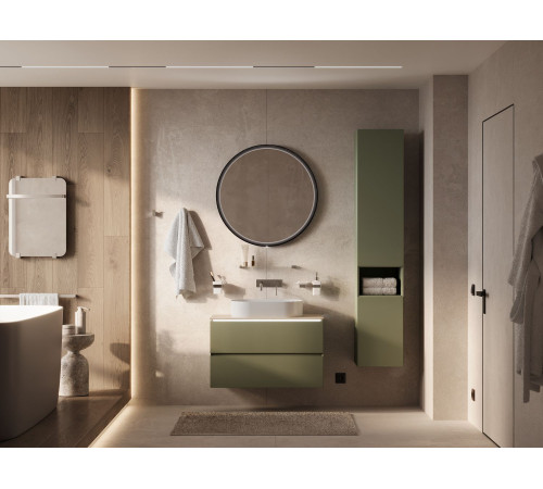 Тумба под раковину Allen Brau Infinity 85 1.21001.CGM олива матовый