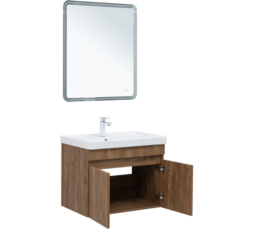 Тумба под раковину Aquanet Оптима 70 дуб рустикальный