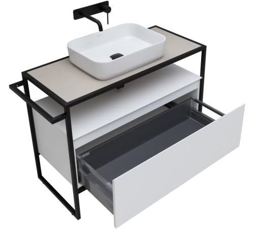 Тумба под раковину Allen Brau Priority 100 1.31003.WM белый матовый