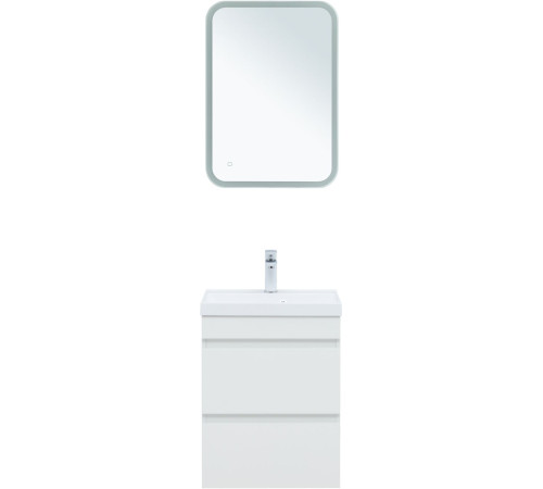 Тумба под раковину Aquanet Нота New 50 белый глянец