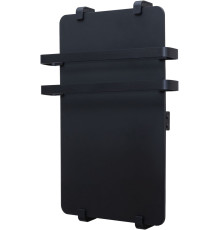 Полотенцесушитель электрический Allen Brau Infinity 60x44 с рейлингом 2.0 и креплением, черный матовый