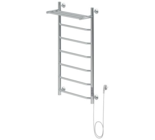 Полотенцесушитель электрический Aquanet Fiona 100х50 Тэн справа, с полкой