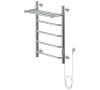 Полотенцесушитель электрический Aquanet Fiona 60х40 Тэн справа, с полкой