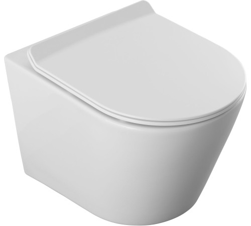Унитаз подвесной Aquanet Atago W Short Tornado белый