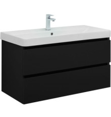 Тумба под раковину Aquanet Вега 2.0 100 черный