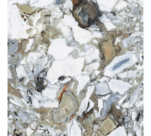 Керамогранит 60х60 CityMarble Амазония Мультиколор Лаппато R9