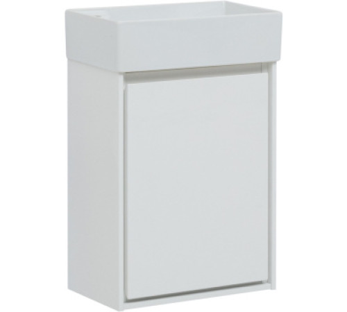 Тумба под раковину Aquanet Милан 45 белый глянец