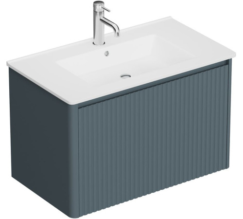 Тумба под раковину Allen Brau Gravity 80 1.370017.BGM синий матовый