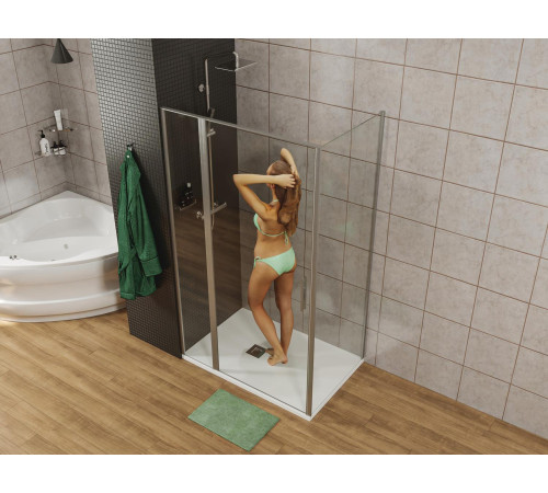 Душевой уголок Allen Brau Priority 90x90 3.31025.00 + 3.31043.00 хром