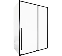 Душевой уголок Allen Brau Fantasy 150x90 3.11009.31 + 3.11013.31 черный матовый