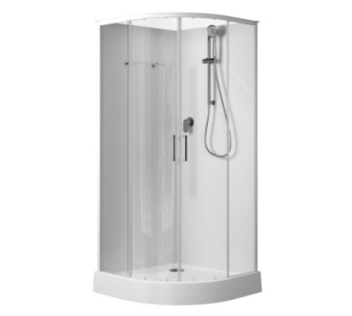 Душевая кабина Aquanet Passion EVO R white 90x90 набор 1