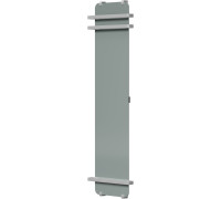 Полотенцесушитель электрический Allen Brau Infinity 180x44 с зеркалом, рейлингом 2.0 и креплением, серебро браш