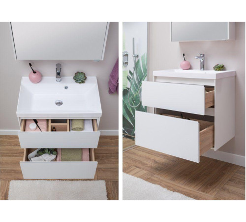 Мебель для ванной Aquanet Гласс 60 белый