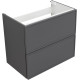 Тумба под раковину Aquanet Арт 75 ясень графит
