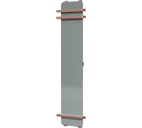 Полотенцесушитель электрический Allen Brau Infinity 180x44 с зеркалом, рейлингом 2.0 и креплением, медь браш