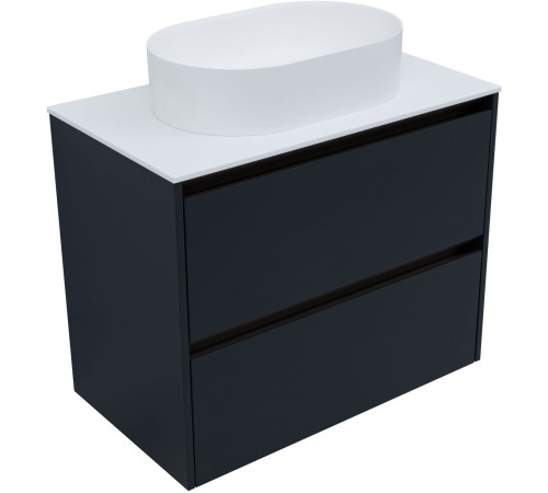 Тумба под раковину Allen Brau Activity 80 1.34012.AM антрацит матовый/олива браш