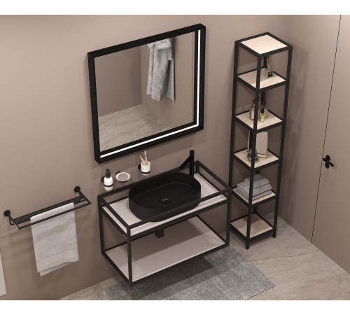 Зеркало Allen Brau Liberty 90 1.330015.BB черный браш