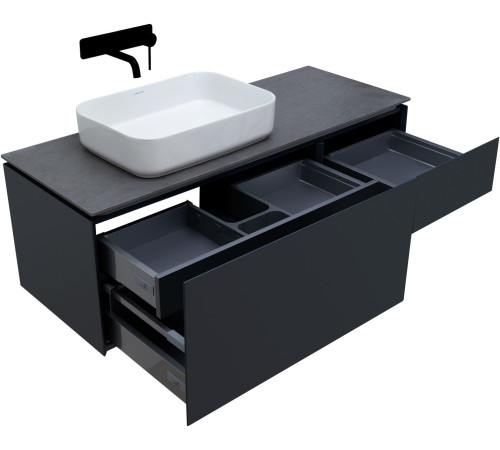 Тумба под раковину Allen Brau Infinity 120 1.21006.AM L антрацит матовый