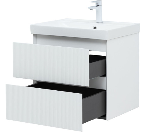 Тумба под раковину Aquanet Альтера 60 белый матовый
