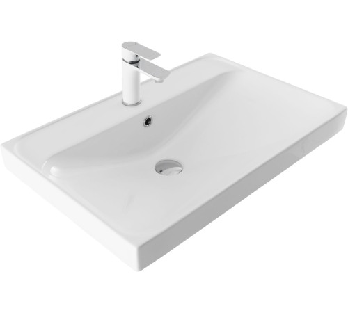 Тумба под раковину Aquanet Альтера 70 белый матовый