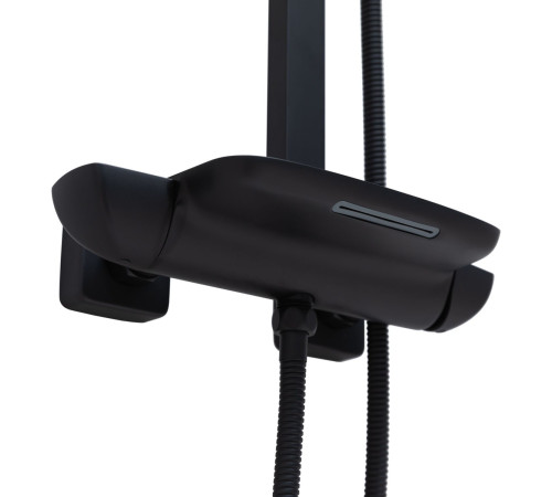 Душевая стойка Allen Brau Infinity 5.21030-31 черный матовый