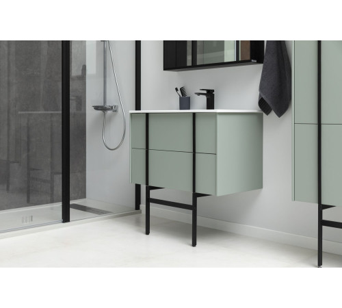 Тумба под раковину Allen Brau Reality 80 1.32005.CGM олива матовый