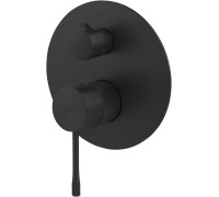 Смеситель для душа Allen Brau Priority 4.0 5.31C11-31 (с внутренней частью, 2 выхода) черный матовый